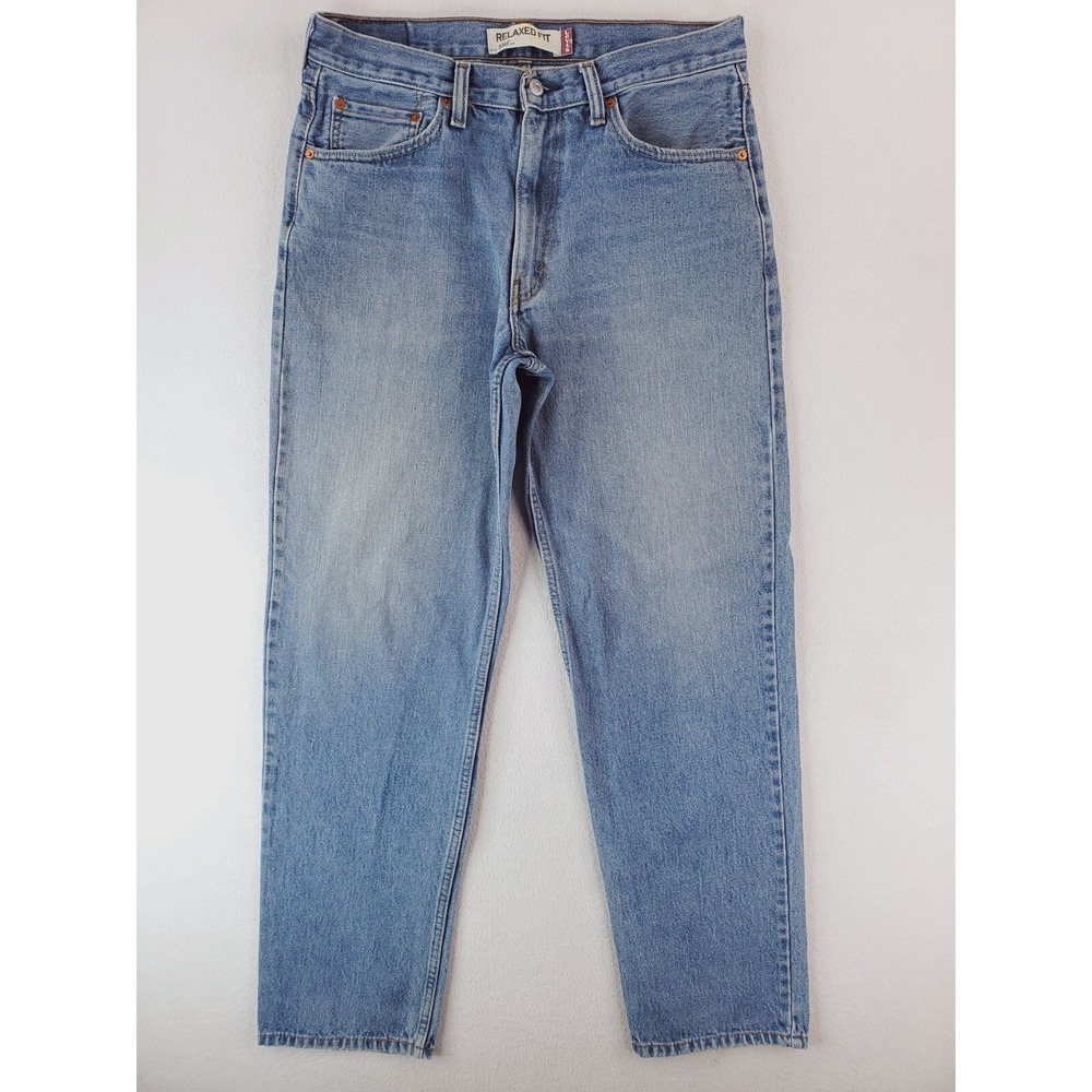 Levis 550 Jeans 34x34 Blue Relaxed Straight Baggy Work Pants Grunge Skater 90s